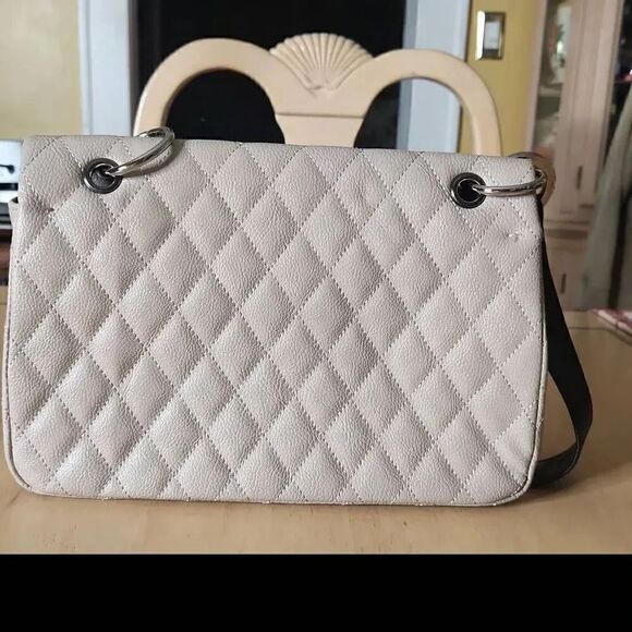 Forever 21 taupe quilted shoulder bag - Picture 4 of 8